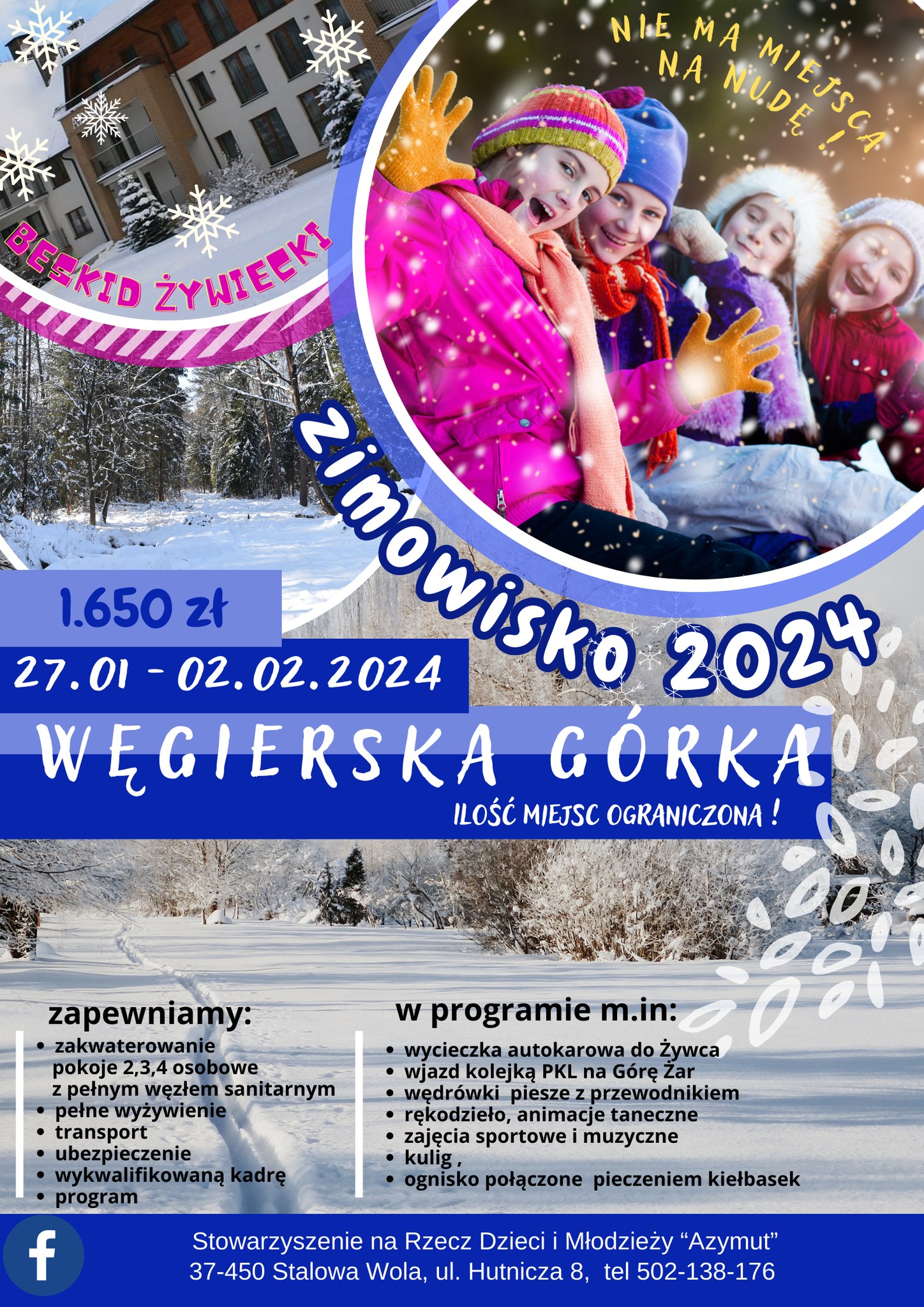 Plakat Węgierska Górka Zima 2024