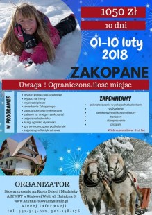 Zakopane ferie 2018 Copy